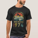 Recherche de 1974 tshirts Mars
