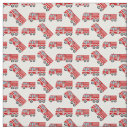 Search for fire truck fabric Red