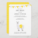 Search for yellow and white baby shower invitations Cute