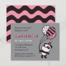 Recherche de panda mignon invitations Fête