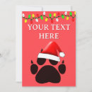 Search for animal print christmas cards Black
