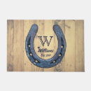 Search for horseshoe doormats Rustic