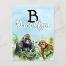Search for safari jungle postcards Monkey