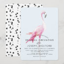 Search for pink flamingo wedding invitations Tropical