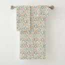 Search for pretty green bath towels Leaves