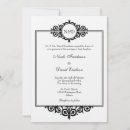 Recherche de parchemin mariage invitations Noir