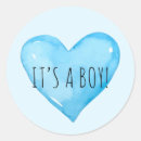 Search for birth announcement stickers Heart