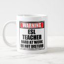 Search for language teacher mugs Esl