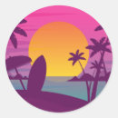 Search for beach sunset stickers Surf