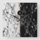 Recherche de pierre noire horloges Marbre