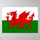 Search for red dragon posters Welsh flag