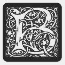 Search for vintage alphabet stickers Letter b