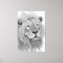 Search for african safari canvas prints Black and white