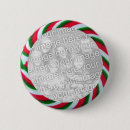 Recherche de noël de photo badges Blanc