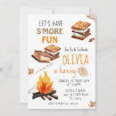 Search for campfire birthday invitations Bonfire