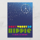 Search for peace sign birthday invitations 60's