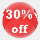 Search for 30 percent off stickers Retail