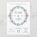 Search for blue floral wreath invitations Flowers