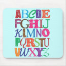 Search for alphabetic mousepads Kids