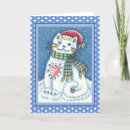 Search for cat snowman cards Winter
