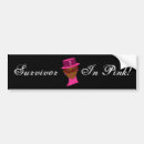 Search for breast cancer awareness bumper stickers Survivor