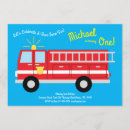 Recherche de fire truck anniversaire invitations Camion de pompier