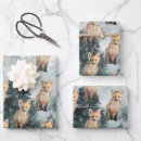 Recherche de woodland fox wrapping paper Noël