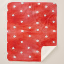 Search for red polka dot blankets Background
