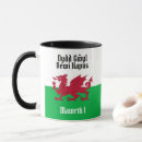 Search for welsh red dragon mugs Flag of wales