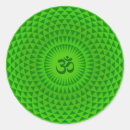 Recherche de lotus om autocollants Méditation