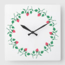 Recherche de cadre rond horloges Rose