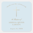 Search for square baptism stickers Elegant