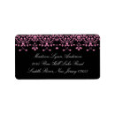 Search for pink lace return address labels Bridal shower
