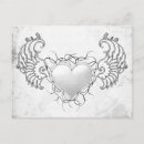 Search for angel wings postcards Heart