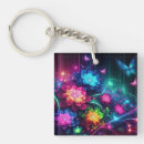 Search for bright flower keychains Colourful