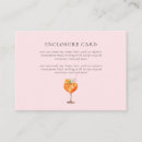 Search for first enclosure cards Love at first spritz