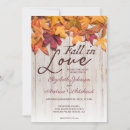 Search for autumn leaves wedding invitations Fall