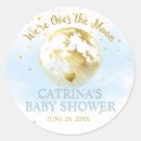 Search for blue moon baby shower stickers Modern