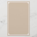 Search for ecru stationery paper For her