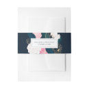 Search for gold foil wedding invitation belly bands Modern