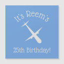Search for school birthday invitations Airplane
