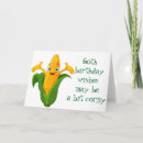 Recherche de maïs anniversaire cartes Maïs sur le lit