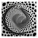 Search for op art posters Black