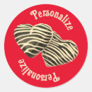 Recherche de coeur chocolat autocollants Bonbon