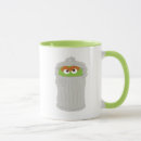 Search for trash can mugs Oscar the grouch