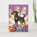 Search for doberman birthday cards Dog lover