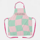 Search for pink and mint aprons Initial