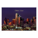 Search for dallas skyline posters Night