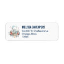 Search for decorated egg return address labels Whimsical