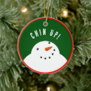 Search for funny snowman ornaments Kids